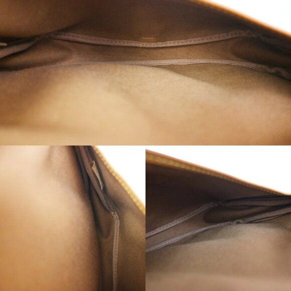 LOUIS VUITTON Logo Saumur 30 Shoulder Bag Monogram Leather Brown - Picture 7 of 15